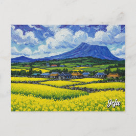 Jeju Island South Korea Travel Postkarte