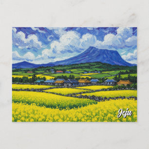 Jeju Island South Korea Travel Postkarte