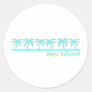Jeju Island, Südkorea Runder Aufkleber