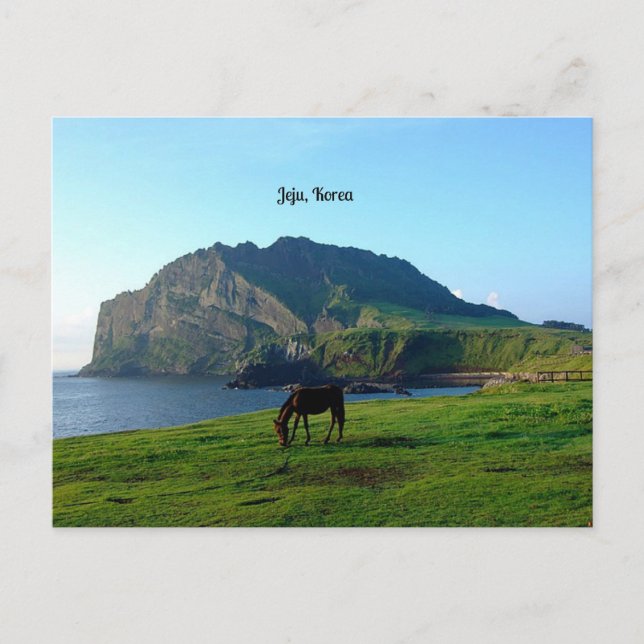 Jeju, Korea Postkarte (Vorderseite)