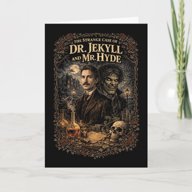 Jekyll and Hyde Feiertagskarte (Vorderseite)