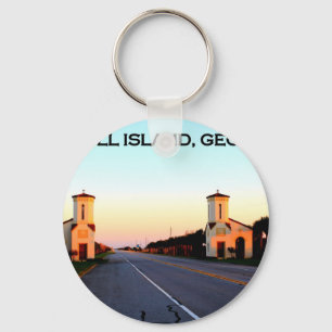 Jekyll Insel-Georgia-Damm Schlüsselanhänger