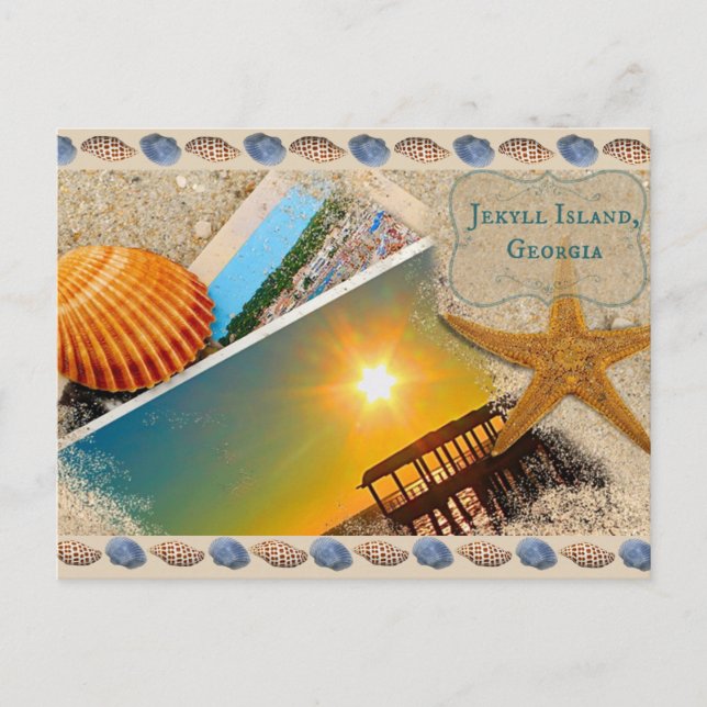 Jekyll Island, Georgia Postcard Postkarte (Vorderseite)