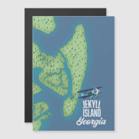 Jekyll Island Georgia USA Karte