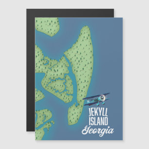 Jekyll Island Georgia USA Karte