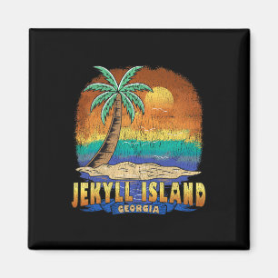 Jekyll Island Georgia Vintage Souvenir mit Gebrauc Magnet