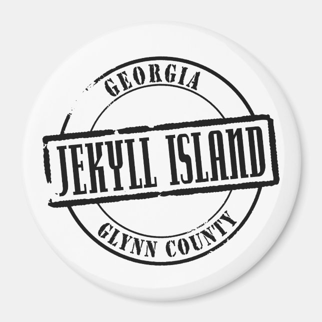 Jekyll Island Titel Magnet (Vorne)
