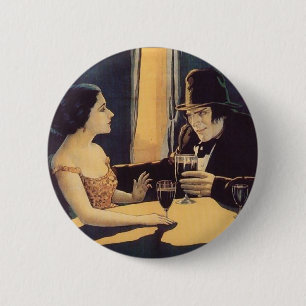 Jekyll und Hyde Vintag Movie Poster Button