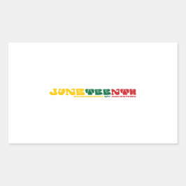 Jelebrate, Jubiläumsfeier, Rechteckiger Aufkleber