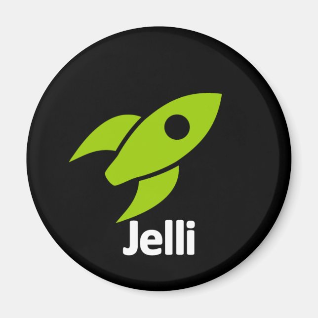 Jelli Rocket Magnet (Devant)