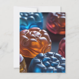 Jellied Candy Fun Postkarte