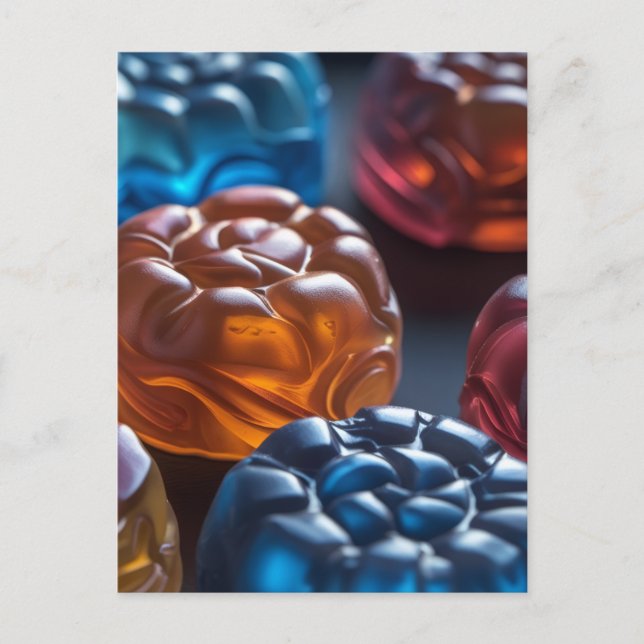 Jellied Candy Fun Postkarte (Vorderseite)