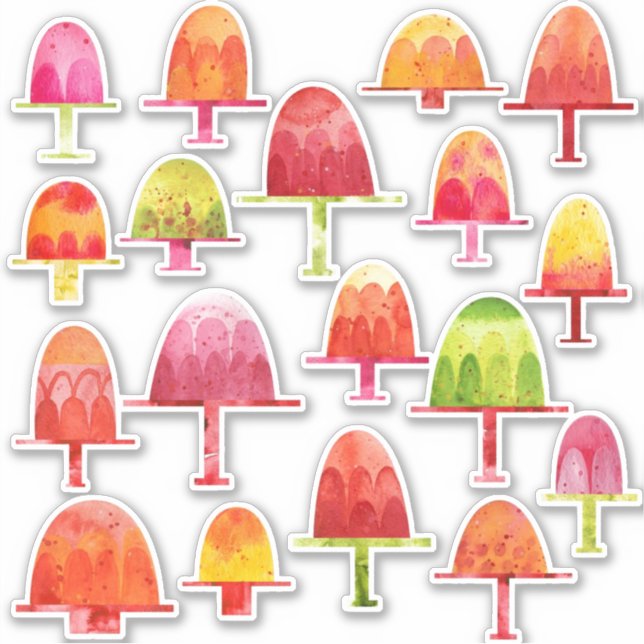 Jellies Dessert Aufkleber (Vorderseite)