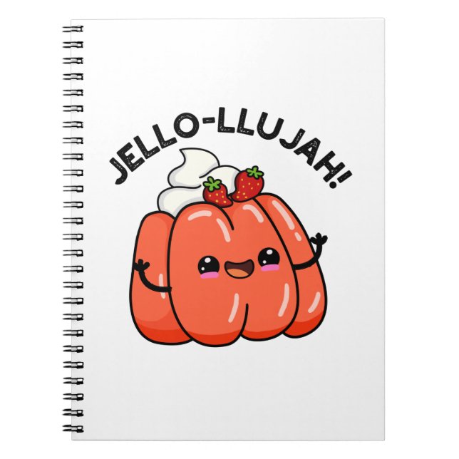 Jello-llujah Funny Jello Food Pub Notizblock (Vorderseite)