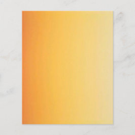 JELLOW ORANGE GRADIENT HINTERGRUNDVORLAGE FLYER