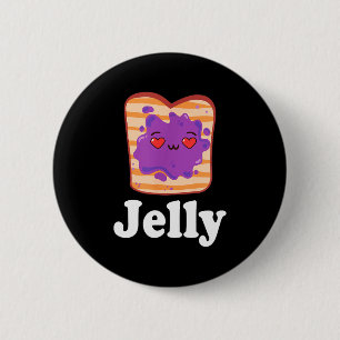 Jelly & Erdnussbutter-Valentinstag Er & Si Button