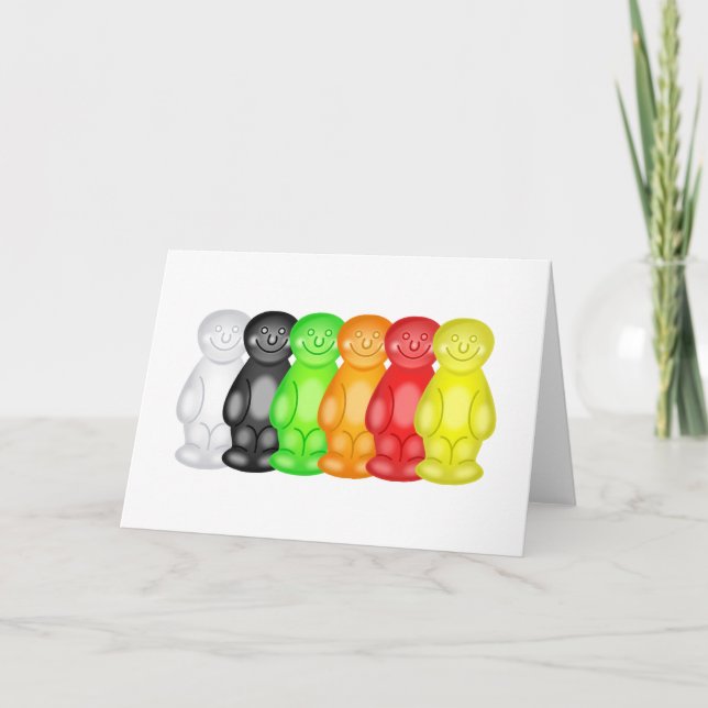 Jelly Baby Gang Karte (Vorderseite)