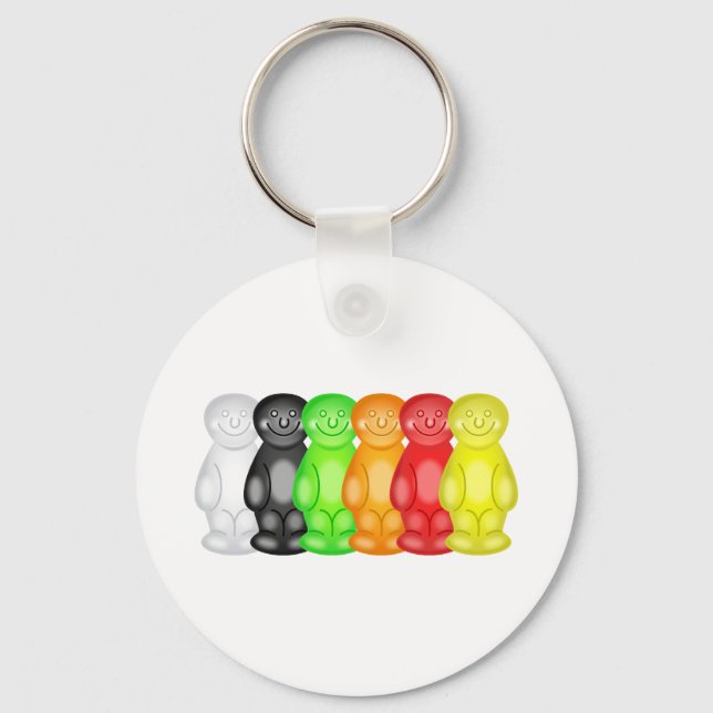 Jelly Baby Gang Schlüsselanhänger (Vorderseite)