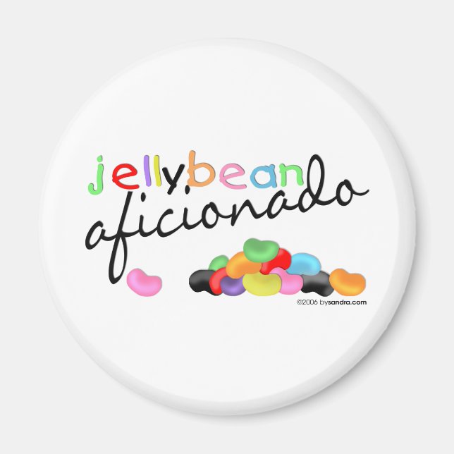 Jelly Bean Aficionado Magnet (Vorne)