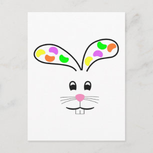 JELLY BEAN BUNNY POSTKARTE