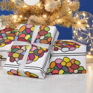 Jelly Bean Colorful Jelly Bean Geschenkpapier