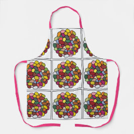 Jelly Bean Colorful Jelly Bean Schürze