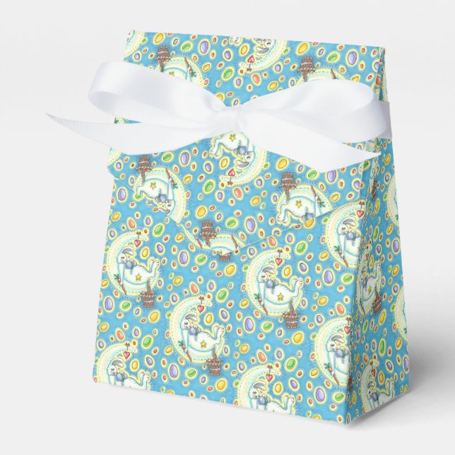 JELLY BEAN DREAMS, EASTER BUNNY TENT FAVOR BOX GESCHENKSCHACHTEL (Vorderseite)