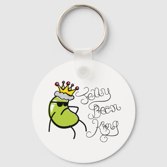 Jelly Bean King Schlüsselanhänger (Vorderseite)