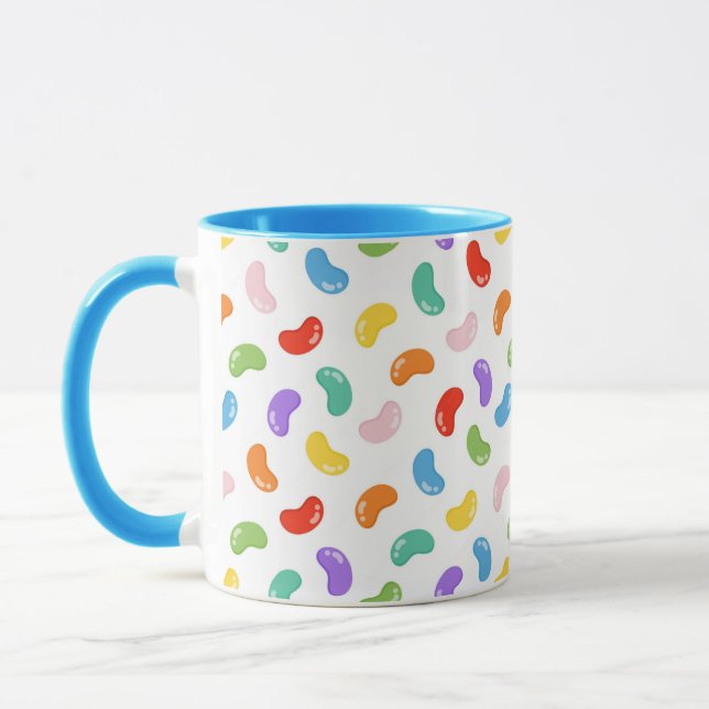 Jelly Bean Motif Imprimer Café Mug (Gauche)
