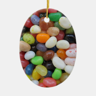 Jelly Bean schwarz blau grüne Candy Texture Templa Keramik Ornament