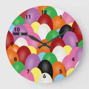 Jelly Beans Große Wanduhr