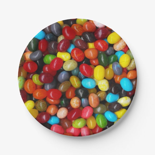 Jelly Beans Pappteller (Vorderseite)