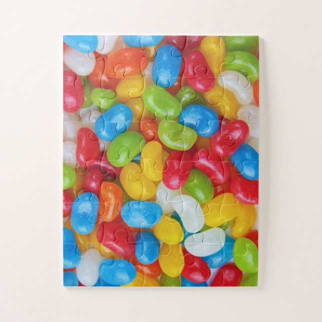 Jelly Beans, Rainbow Colored & Sweet Candy (Vertikal)