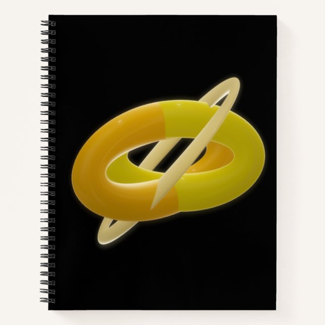 Jelly-Bohnen-Raumschiff Notizbuch (Vorderseite)