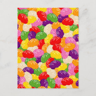 Jelly Brains Postkarte