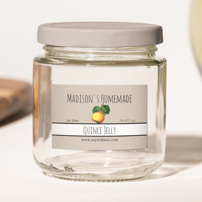 Jelly de coing maison Étiquettes (Créateur téléchargé)