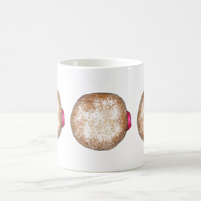 Jelly Donut Donuts Doughnut Hanukka Chanukah Tasse (Mittel)