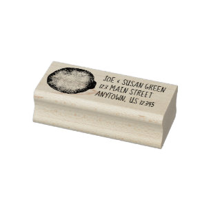 Jelly Donut Doughnut Feinschmecker Personalisierte Gummistempel