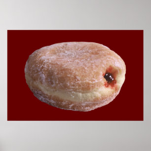 Jelly Fill Donut Poster