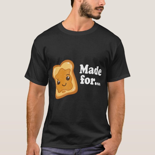 Jelly Peanut Butter Männer Frauen Walentin Matchin T-Shirt (Vorderseite)