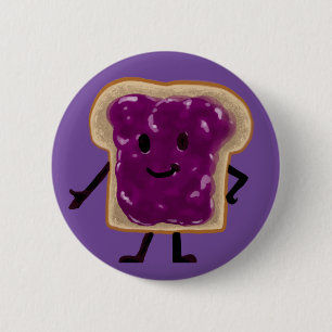 Jelly Sandwich Buddy Button