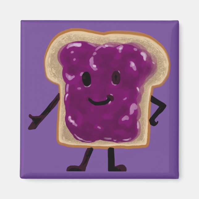 Jelly Sandwich Buddy Magnet (Vorne)