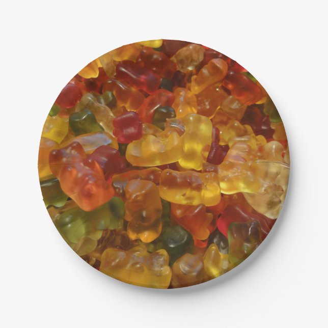 Jelly Süßigkeiten Pappteller (Vorderseite)