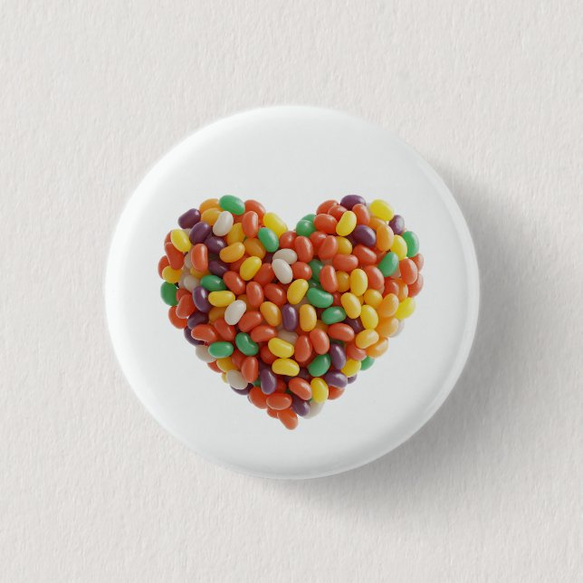 Jellybeans Heart Button (Vorderseite)