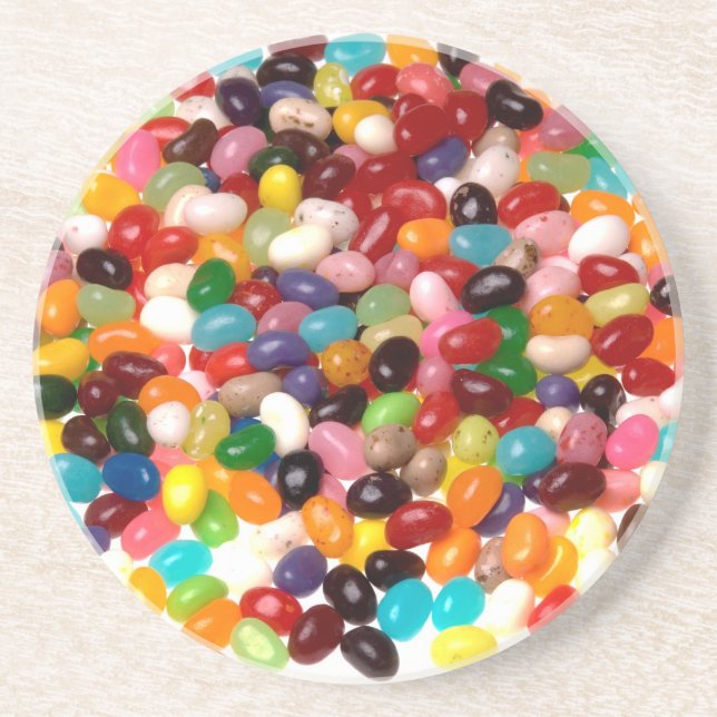 Jellybeans Sandstein Untersetzer (Vorne)