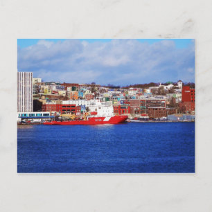 Jellybohnenhäuser in St. John's Postkarte