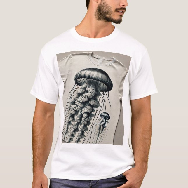Jellyfish Elegance T-Shirt (Vorderseite)