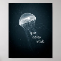 Jellyfish Glow with Customized Text
