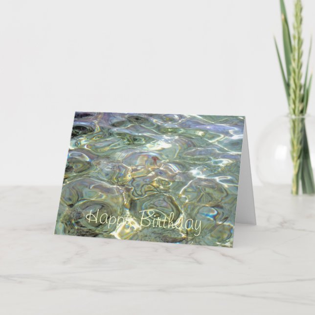 Jellyfish Happy Birthday Card Karte (Vorderseite)