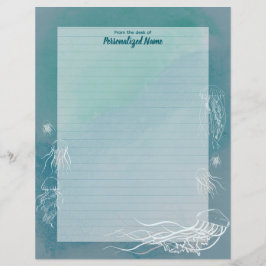 Jellyfish Jive Lined Briefbogen